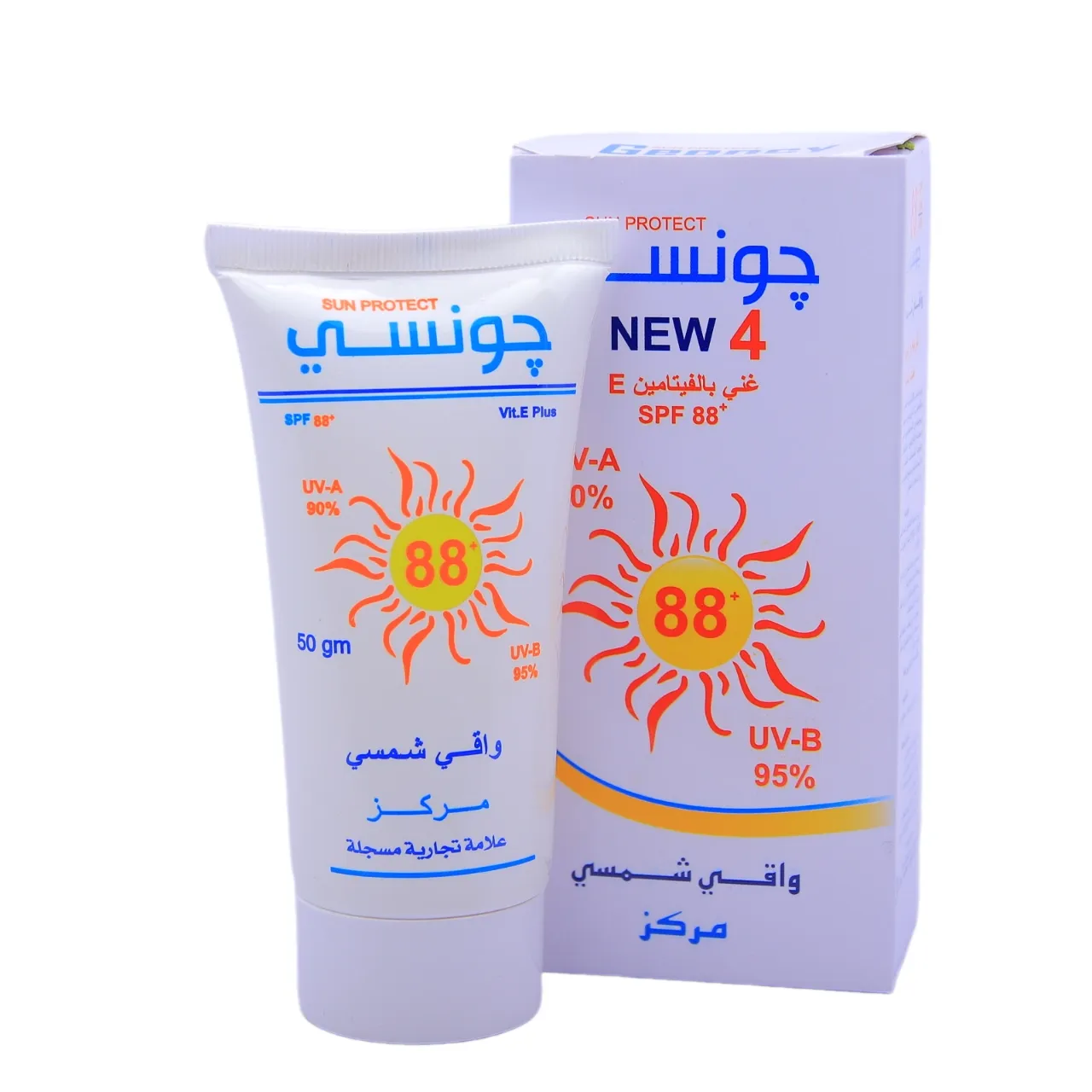 جونسي كريم واقي شمس للوجه والجسم قوة 88 50 مل