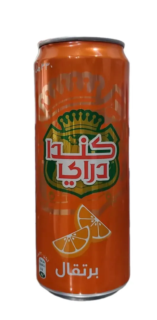 كندا دراي مشروب غازي برتقال 330 مل