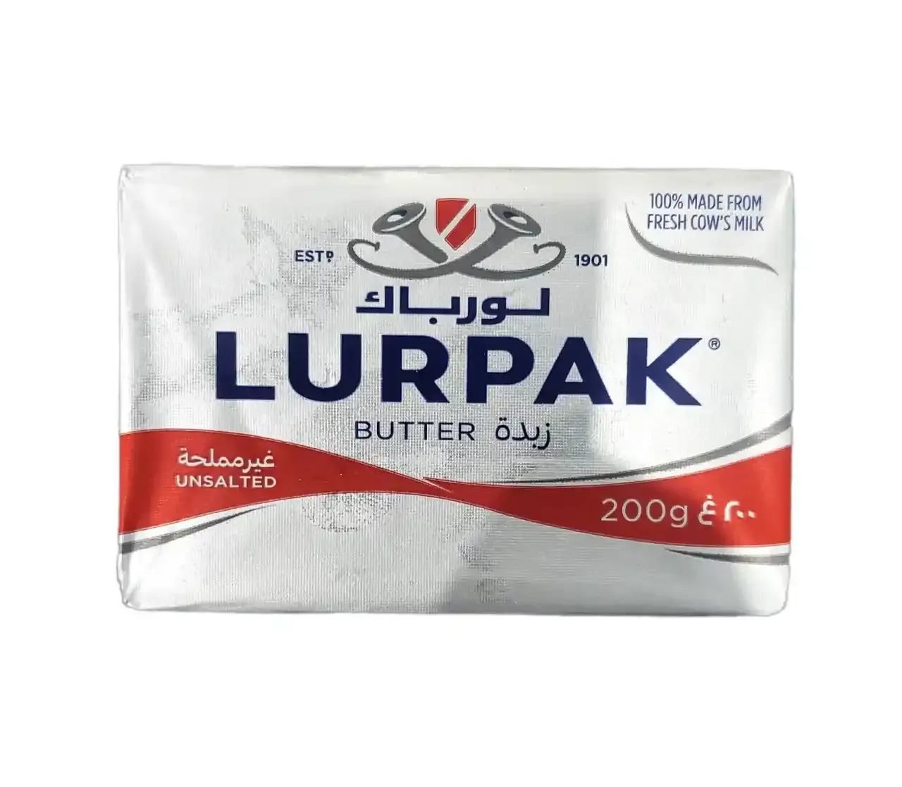 لورباك زبدة غير مملحة 200 جرام