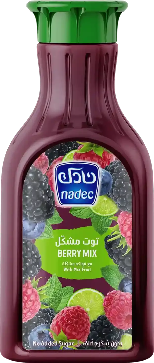 نادك عصير توت مشكل بدون سكر مضاف 1.3 لتر